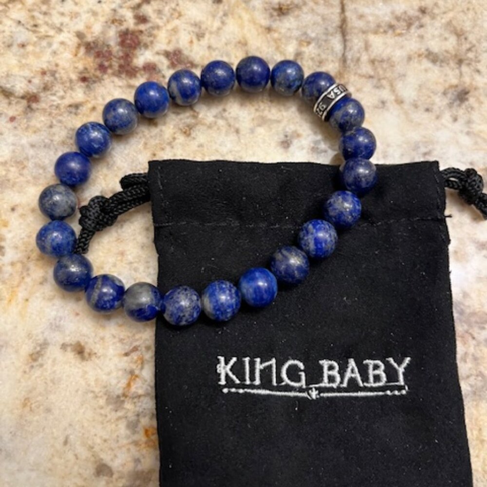 King Baby Blue Lapis Bracelet